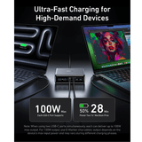 Anker Prime 200W GaN 6‑Port Charger – Ultra‑Fast 4×USB‑C + 2×USB‑A Power Hub Anker Egypt