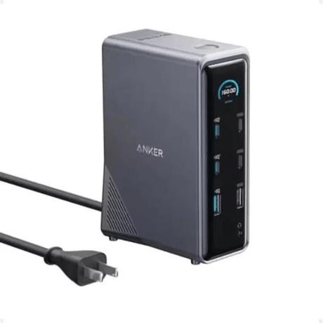 Anker Prime Charging Docking Station 14-in-1 dual display 160W A83B66A1 – front view