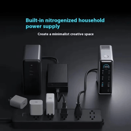 Anker Prime docking station – connected to laptop
