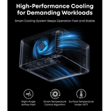Anker Prime TB5 docking station – connected to laptop