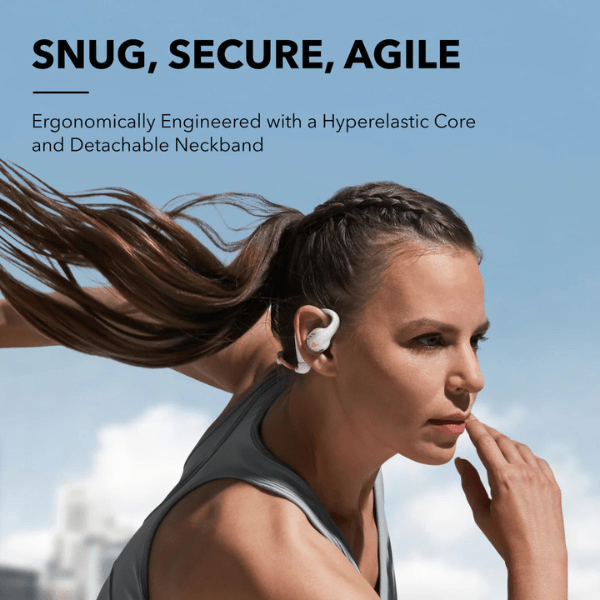 Anker Soundcore AeroFit Pro Open - Ear Sport Earbuds – White (A3871) Anker Egypt