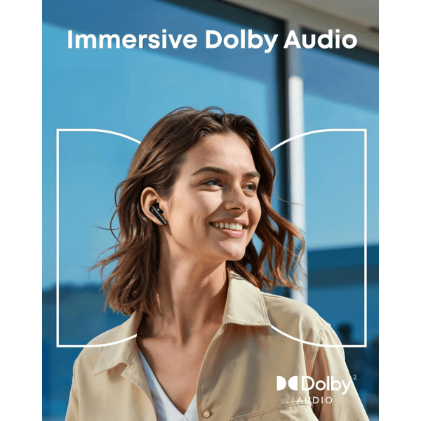 Anker Soundcore Liberty 5 Earbuds with Dolby Audio & ANC - Black Anker Egypt