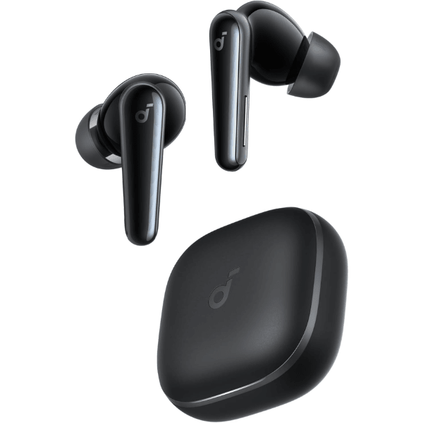Anker Soundcore Liberty 5 earbuds with Dolby Audio and ANC – front view black