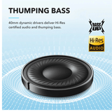 Anker Soundcore Q20i ANC Headphones - Bluetooth 5, Hi - Res Audio, Black Anker Egypt
