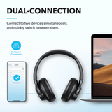 Anker Soundcore Q20i ANC headphones – wearing lifestyle
