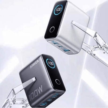Anker Zolo 100W GaN Charger with Smart Display + USB - C Cable Anker Egypt
