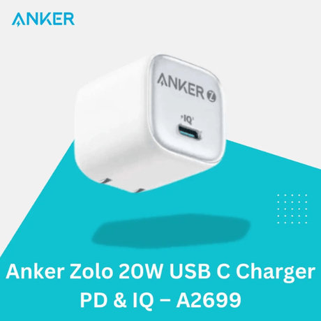 Anker Zolo 20W USB - C Fast Charger for iPhone (Black, White, Pink) Anker Egypt