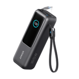 Anker Zolo power bank 25000mAh 165W built-in retractable cables – front view