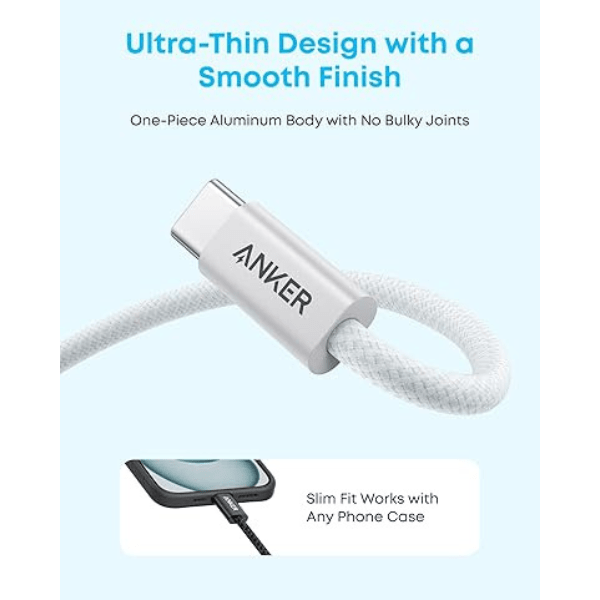 Anker Zolo USB - A to USB - C 100W Braided Fast Charging Cable Anker Egypt