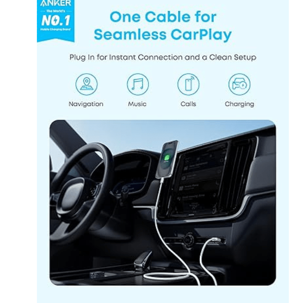 Anker Zolo USB - A to USB - C 100W Braided Fast Charging Cable Anker Egypt