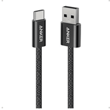 Anker Zolo USB-A to USB-C 100W braided fast charging cable – front view