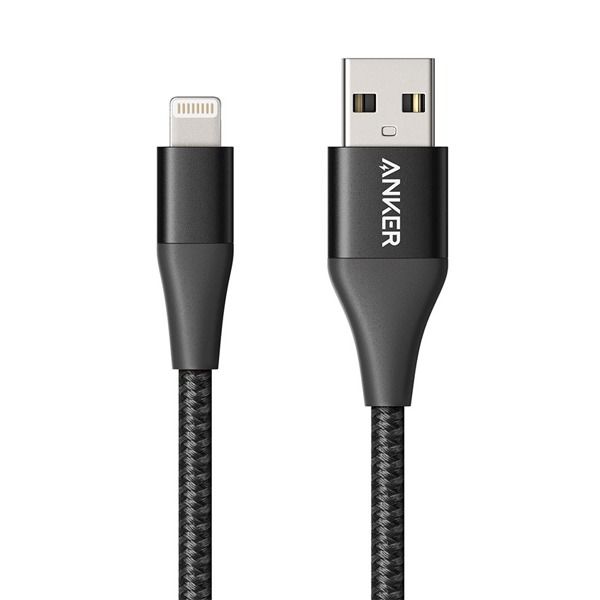 Anker PowerLine+ II USB-A with Lightning Connector 6ft/1.8m A8453H13 - Black
