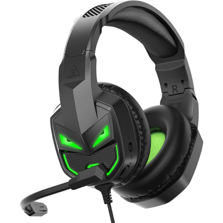 EKSA E7000 Fenrir gaming headset stereo sound LED design – front view