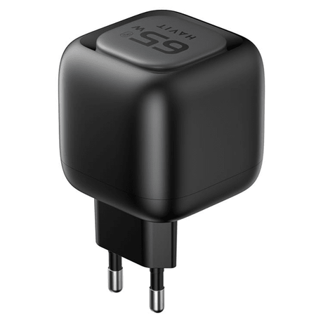 Havit 65W GaN Travel Charger UC253 EU with Retractable Cable Black Havit Egypt