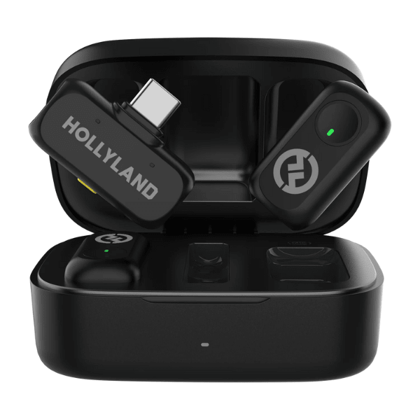 Hollyland Lark A1 Duo Wireless Microphone USB - C with Charging Case Hollyland Egypt