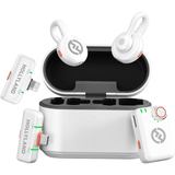 Hollyland Lark M2S Ultimate Combo wireless mic – front view glacier white