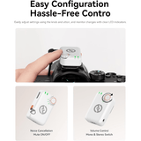Hollyland Lark M2S Ultimate Combo Wireless Mic – Glacier White Hollyland Egypt