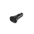 HP USB-A and USB-C dual port car charger – front view