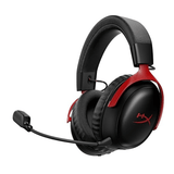 HyperX Cloud III S wireless gaming headset long battery multi-connect – front view black