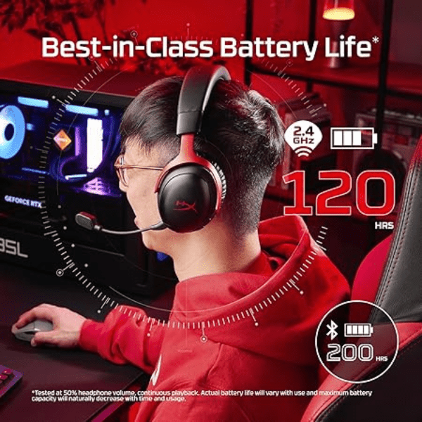 HyperX Cloud III S Wireless Gaming Headset – Long Battery, Multi - Connect, Comfort HyperX Egypt