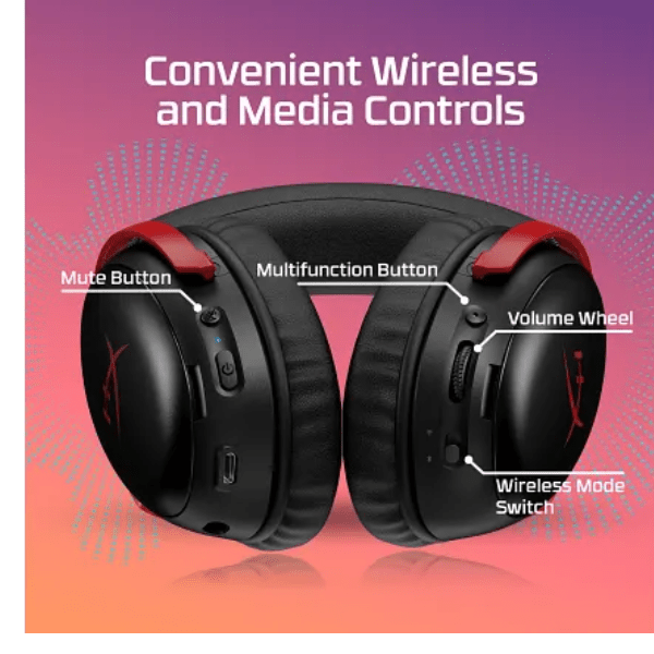 HyperX Cloud III S Wireless Gaming Headset – Long Battery, Multi - Connect, Comfort HyperX Egypt