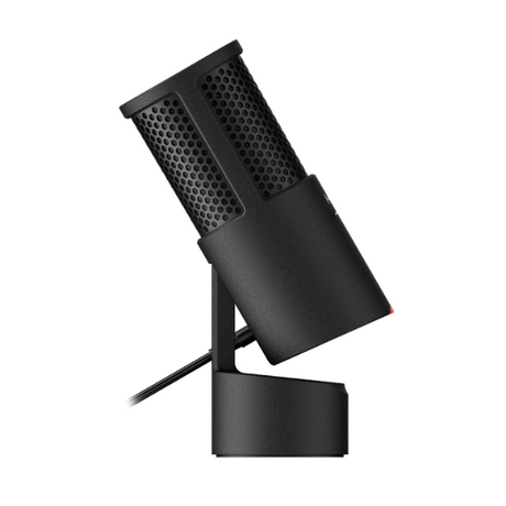 HyperX SoloCast 2 USB mic – streaming desk setup