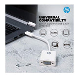 HP USB-C To VGA Adapter White