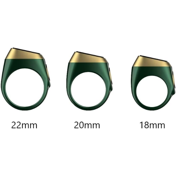 iQIBLA ZIKR RING 20mm - Green - Dokkantech