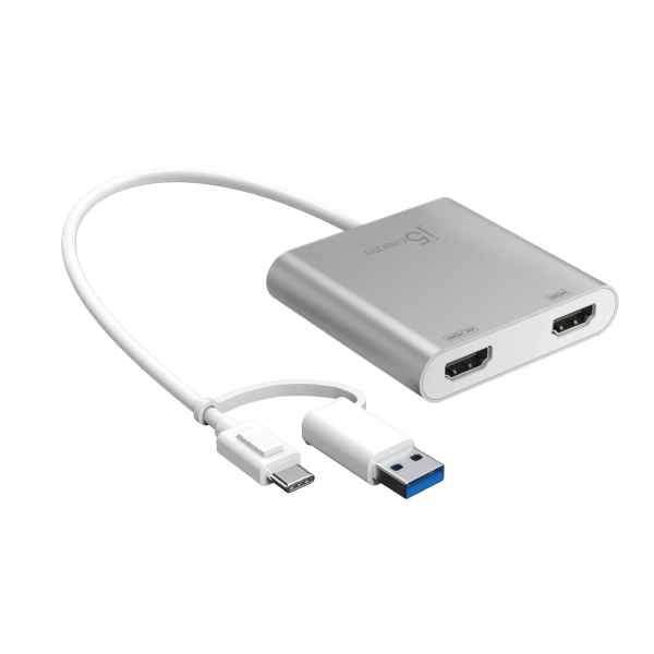 White J5 Power USB-C to VGA adapter
