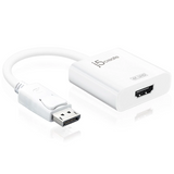 j5create JDA158 DisplayPort to 4K HDMI Active Adapter USB to HDMI adapter with 'i5 Creator' branding on a white background