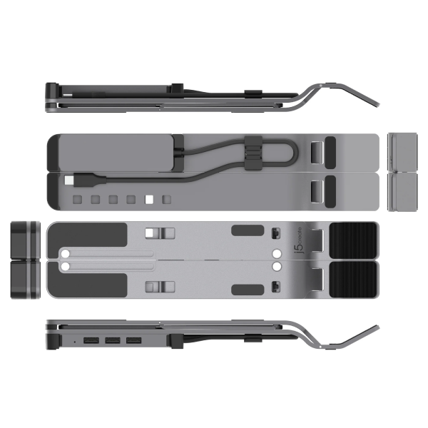 Set of metal brackets and tools on a white background