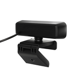 j5create JVCU100 USB HD Webcam with 360° Rotation - DokkanTech Black webcam with a clip on a white background