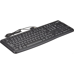 Logitech K120 wired keyboard Arabic-English – front view