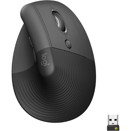 Logitech Lift Vertical Ergonomic Mouse Business – front view