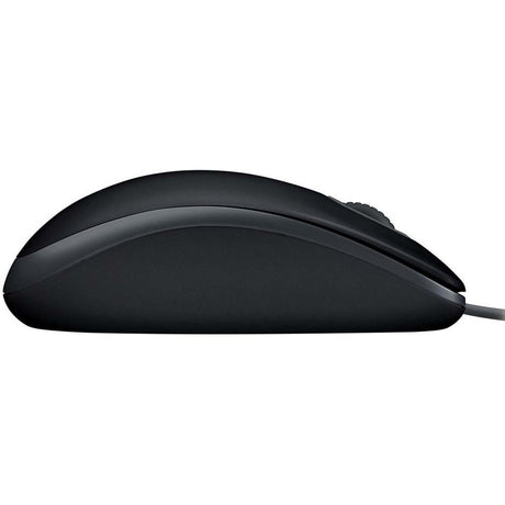 Logitech B110 Silent wired mouse – side profile