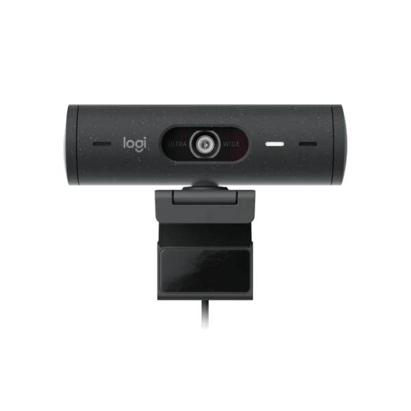Logitech Brio 505 business webcam HDR – front view graphite