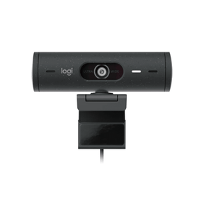 Logitech Brio 505 business webcam HDR – front view graphite
