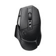 Logitech G502 X Lightspeed wireless gaming mouse – front view black