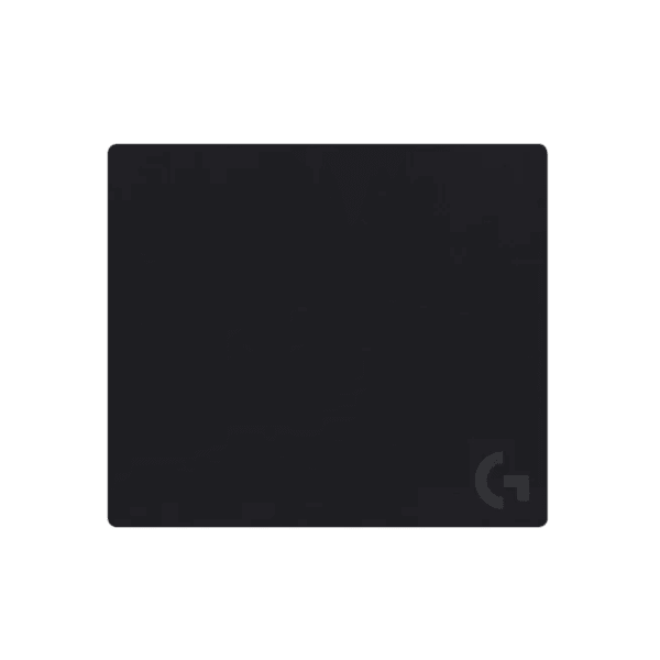 Logitech G740 large thick cloth gaming mouse pad – front view black