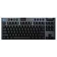 Logitech G915 X TKL wireless gaming keyboard tri-mode RGB low profile English – front view