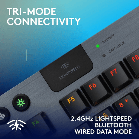 Logitech G915 X TKL Wireless Gaming Keyboard Tri - Mode RGB Low Profile - English only Logitech G Egypt