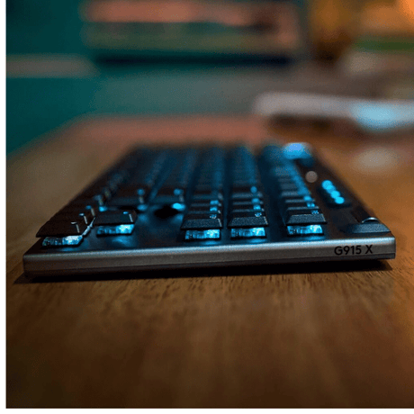 Logitech G915 X TKL Wireless Gaming Keyboard Tri - Mode RGB Low Profile - English only Logitech G Egypt