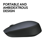 Logitech M171 wireless mouse – nano receiver