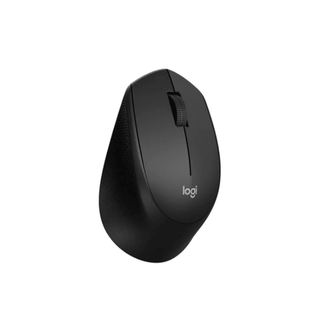 Logitech M280 wireless mouse – in use on desk