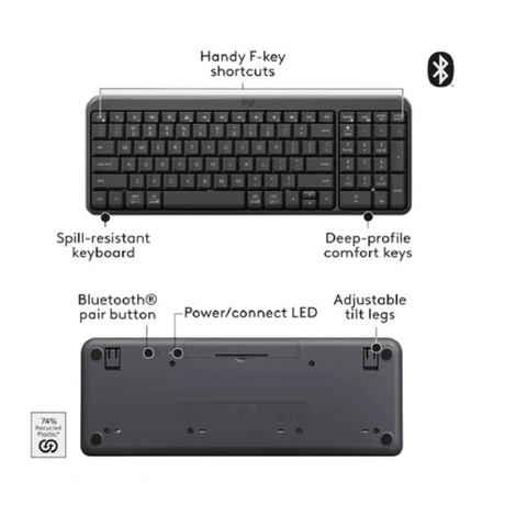 Logitech MK250 wireless keyboard and mouse combo – additional view 2