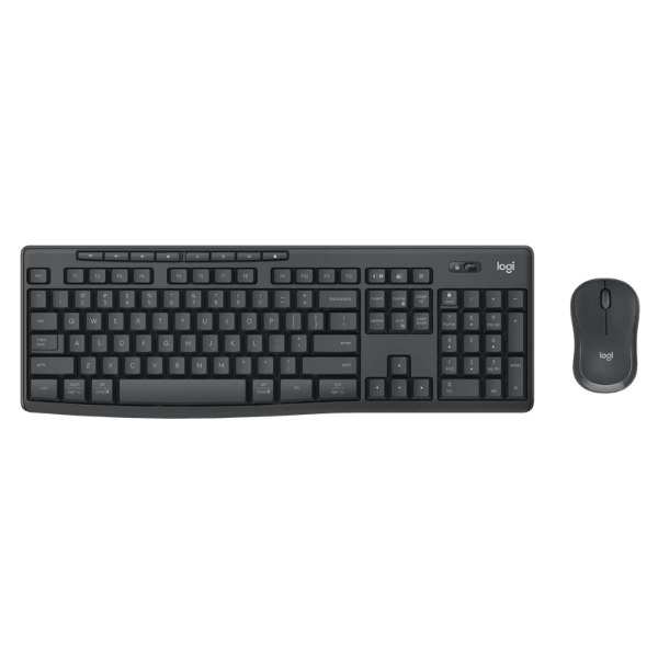 Logitech MK370 wireless combo for business Arabic – front view graphite