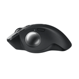 Logitech MX Ergo S trackball mouse – in use on desk
