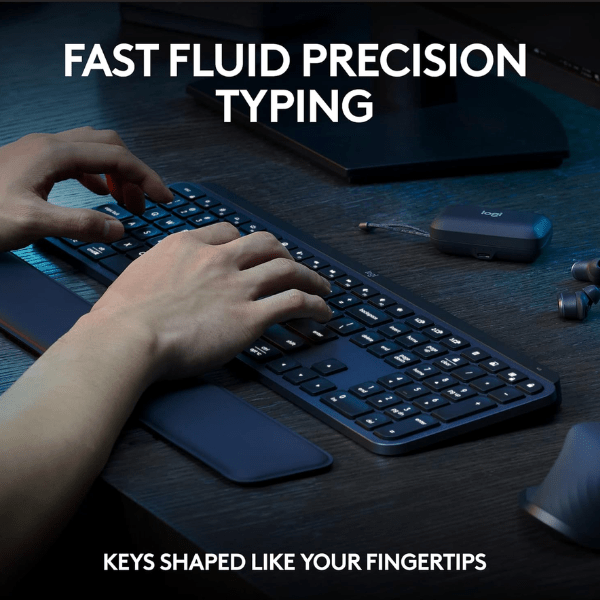 Logitech MX Keys S Combo – MX Palm Rest wrist support