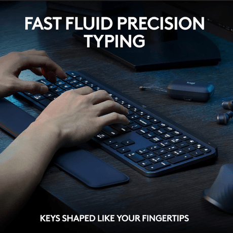 Logitech MX Keys S Combo – MX Palm Rest wrist support