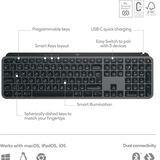 Logitech MX Keys S – backlit spherical keys